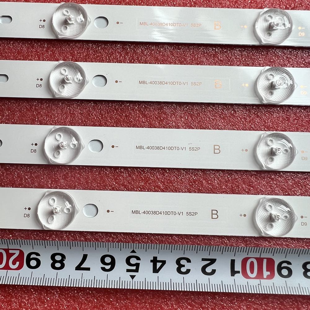 Ensemble complet 4 pièces 10LED bande de rétro-éclairage LED pour BAUHN B40-63UHDF CV9203H-A42 systèmes TD K40DLT1F MBL-40038D410DT0-V1