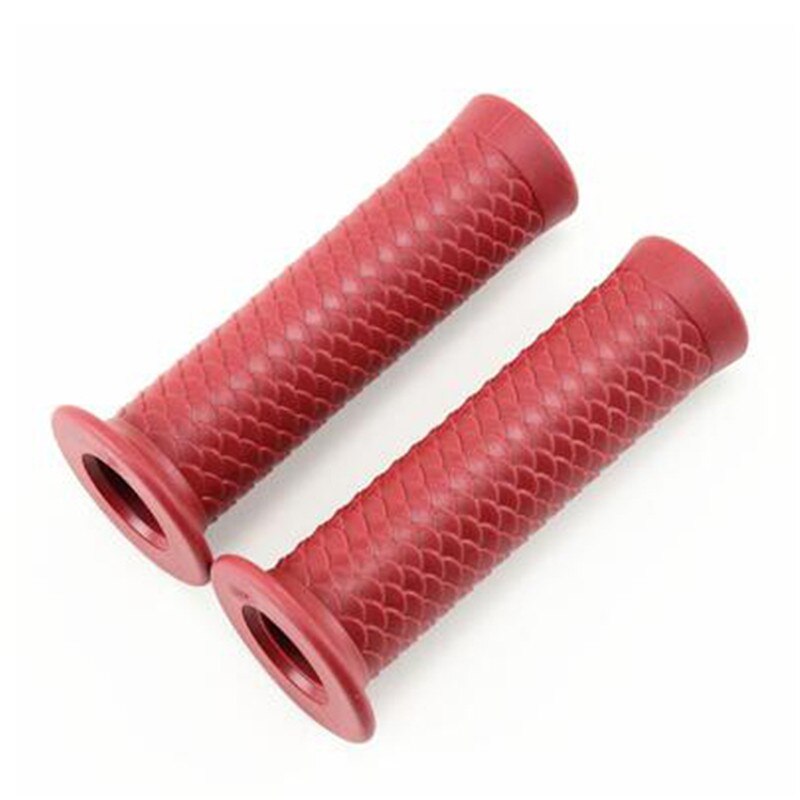 Guidon de moto universel, accessoires rétro de 22MM, pièces de moto pour kawasaki honda suzuki benelli yamaha Harley moto grip: 2 red