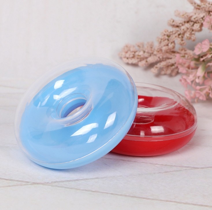 6 stk plastik donut slik baby shower plastik kasser bryllup baby fuldmåne fest slik snacks favor boks