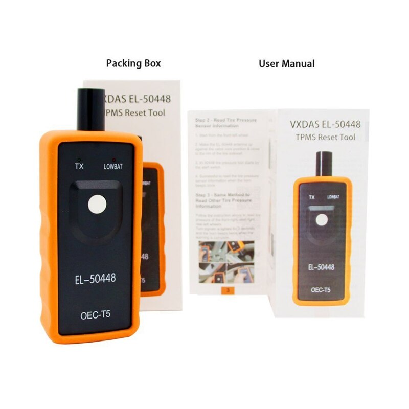 EL-50448 Auto Bandenspanning Monitor Sensor Tpms Relearn Reset Activering Tool OEC-T5 Voor Gm Serie Voertuig