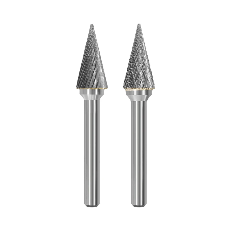 Chowmaster Wolframstahl-Schleifmaschine, Hartmetall-Rotationsfeile, zylindrischer Fräser, Metall, Schleifen, Gravieren, einzelne Doppelrille