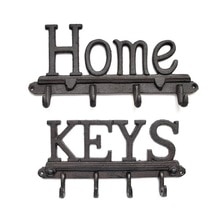 4 Hooks Cast Iron Key Rack Clothes Rack Robe Key H... – Vicedeal