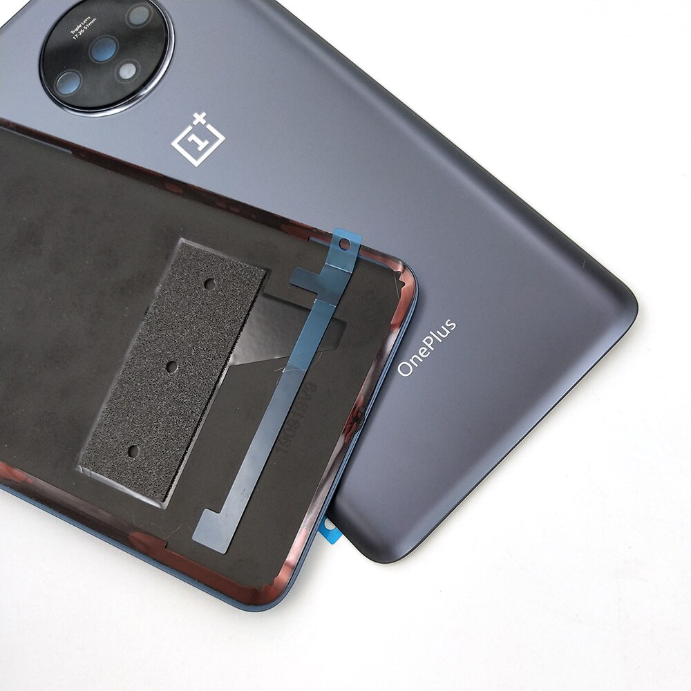Back Glass OnePlus 7T Battery Cover Door One Plus 7T Rear Housing Case 1+ 7t Battery Cover Panel Replacement With Camera Len