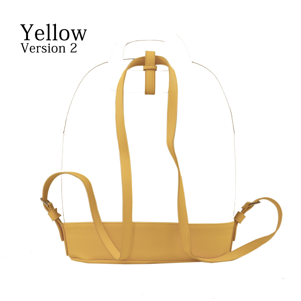 Slim Soft PU Leather Buckle Strap Bottom Backpack belt for Obag 50 O Bag 50: yellow