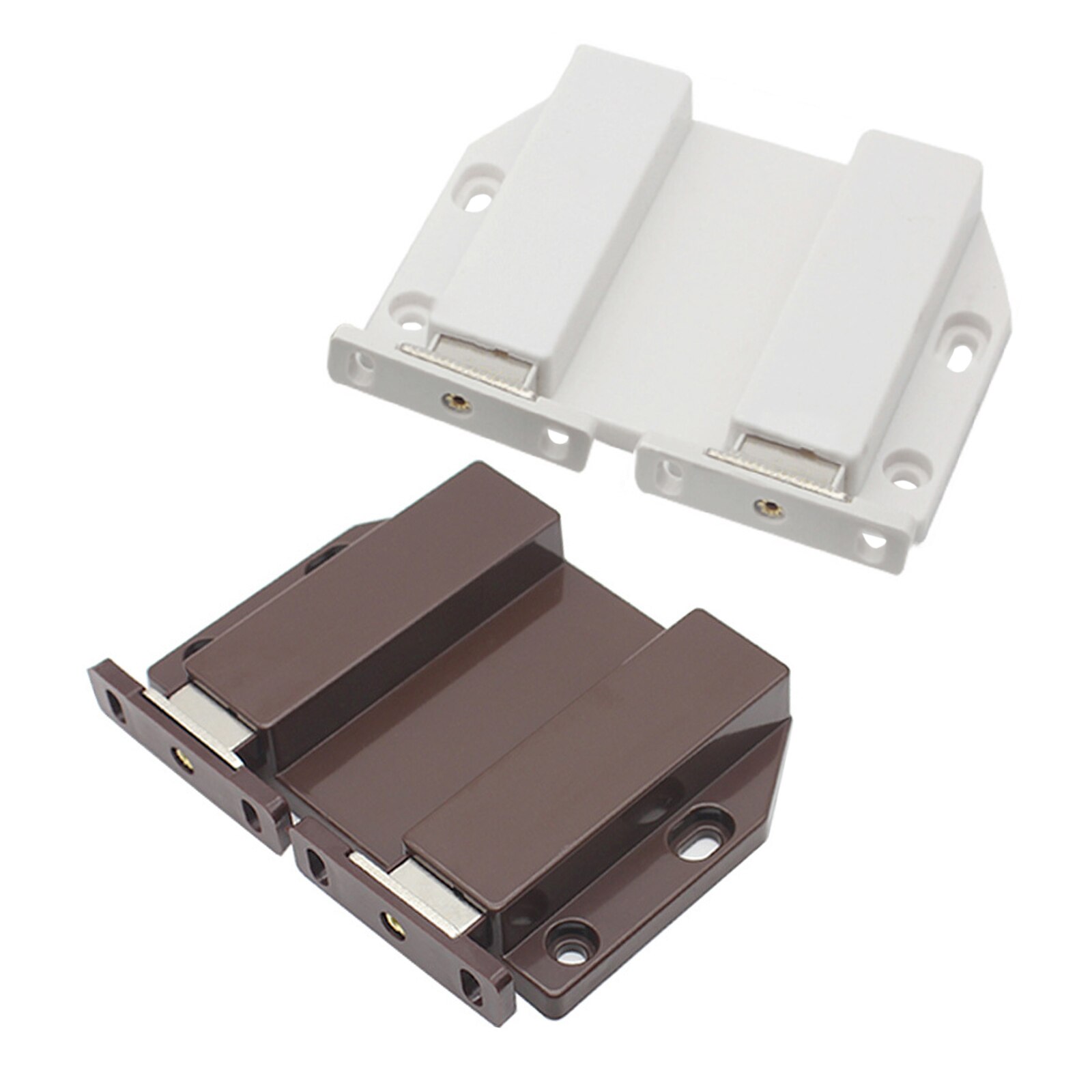 1PC Double Magnetic Touch Press Catch Latch Push to Open Cabinet &amp; Door Latch/Catch Closures for Furniture Cabinet Door Cupboard