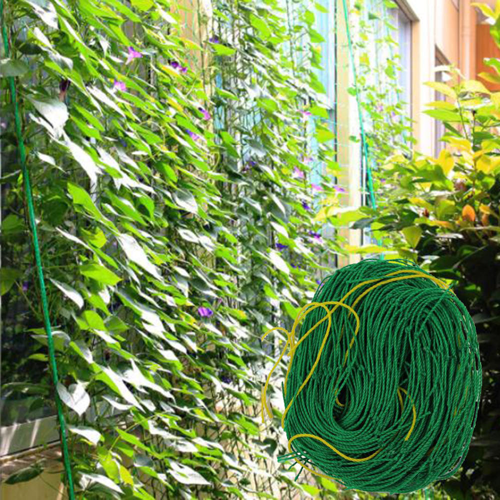 Planting Garden Net Green Flower Climbing Vine Net Nylon Vegetable Plant Trellis Frame Gardening Nets Grow Fence for Plants