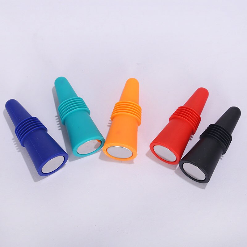 Kitchenware Silicone Wine Stopper Leak Proof Champagne Bottles Sealer Stopper Reusable Wine Bar Tools