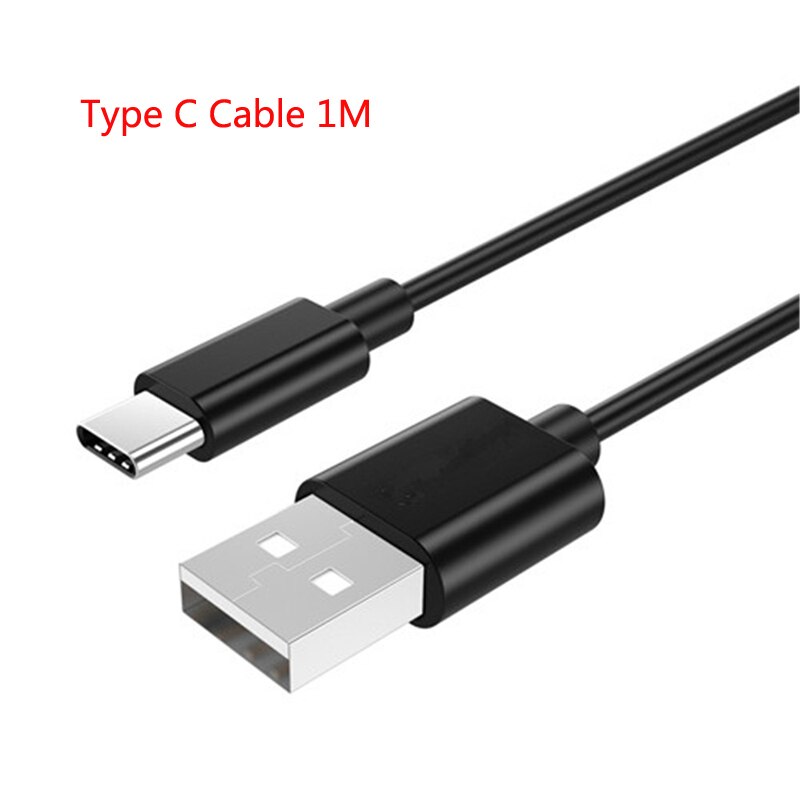 Snelle Opladen Lader Voor Samsung A51 A71 A70 A50 A50s A20 A30s A40 A21S A41 S10 S20 Note 8 9 10 Type C Usb Snellader Kabel: Only Cable Black