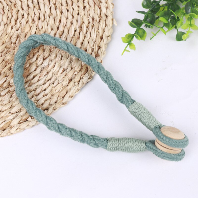 Magnetische gordijnhouderclip, touwriem, tiebacks met gesp, gordijnaccessoires, 1 st