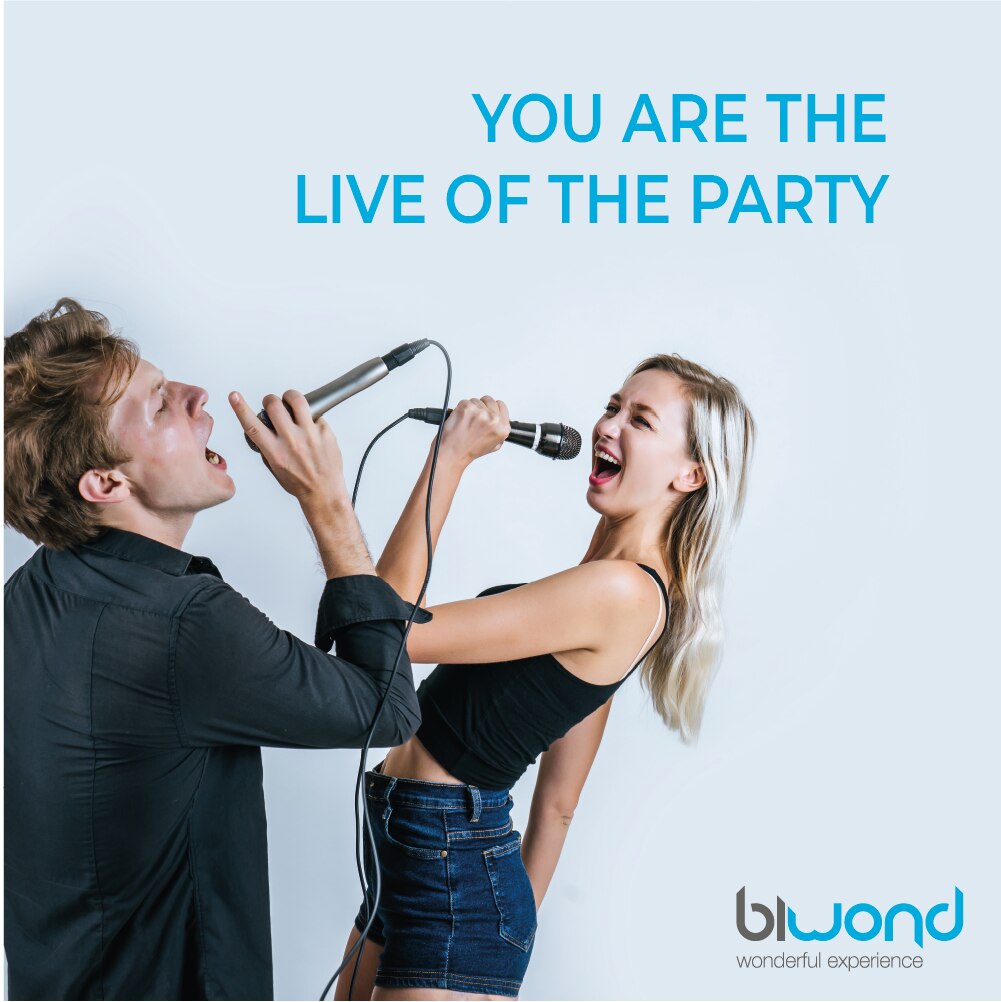 Micrófonos Biwond inalámbricos para fiestas, eventos, perfectos para interior y exterior, Jack 6.3mm, compatible con gran cantidad de dispositivos