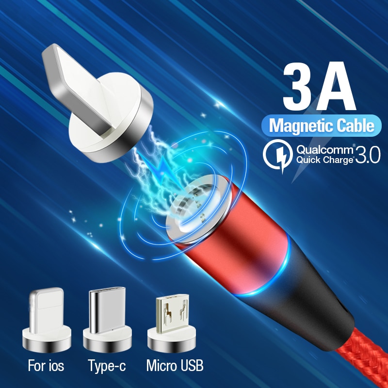 Magnetische Usb-kabel Voor Huawei Samsung Type C Opladen Usb C Magneet Kabel Micro Usb Mobiele Telefoon Draad Koord Voor iphone Telefoon Kabel
