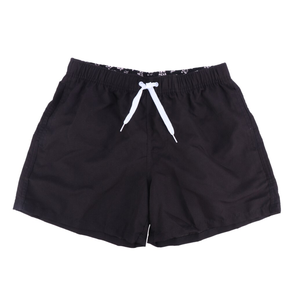Mens Beach Shorts Kleur Beknopte Stijl Zomer Shorts Zwemmen Kofferbak Beachwear - Size (Grijs)