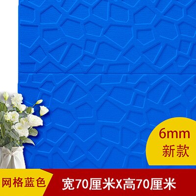 3D Muurstickers Plafond Dak Decoratie Behang Woonkamer Tv Achtergrond Pvc Zelfklevende Contact Papier Muur Decor Panel: SC2-blue