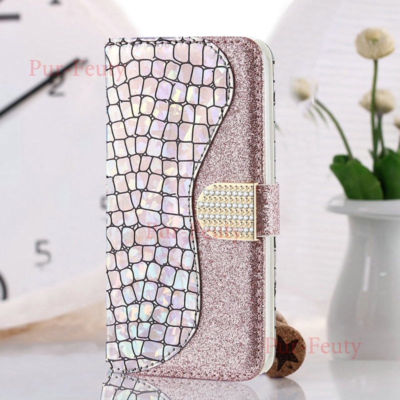 Fall für Huawei P30 Pro Huawei P30 Lite MAR LX1 L21 L23 Luxus Bling Strass Sparkle Brieftasche Flip Abdeckungen für huawei P30 P 30