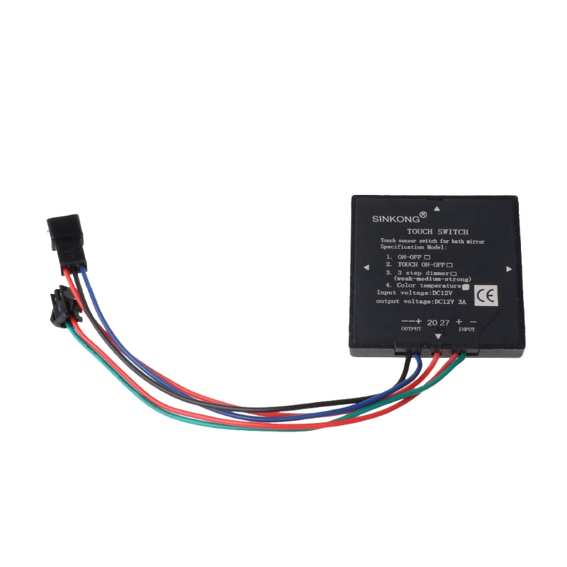 5-12V Bathroom Mirror Switch Touch Switch Sensor for Led Light Mirror Headlight N0HB: Toning Temperature