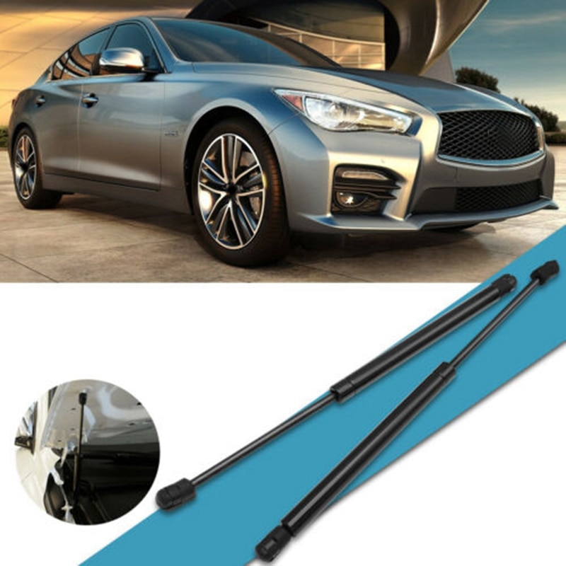 2 uds amortiguadores de maletero de coche resortes de Gas resortes amortiguadores de soporte de elevación resortes accesorios para Infiniti Q50