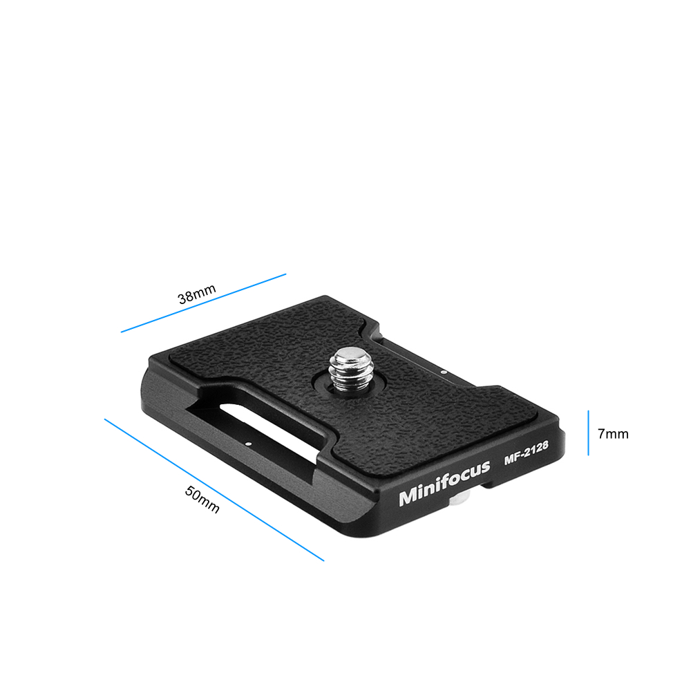 Universal Tripod Quick Release Plate Mini Arca Swiss Plate with 1/4'' D-Ring Screw for DSLR Mirrorless Camera Ballhead QR Plate