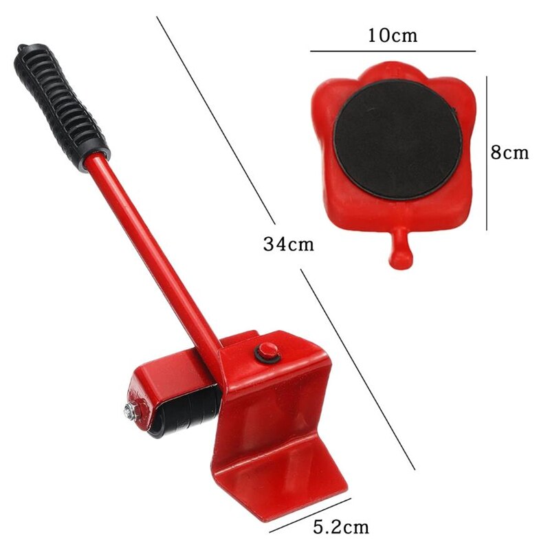 Tunge møbler multifunktionel husholdnings flytteværktøj transport shifter hjul skyder løfterulle til at flytte tunge genstande