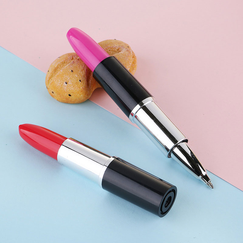 50 stuks lippenstift balpen creatieve mooie balpen lippenstift tekenpen meisje cadeau voor thuis winkel school