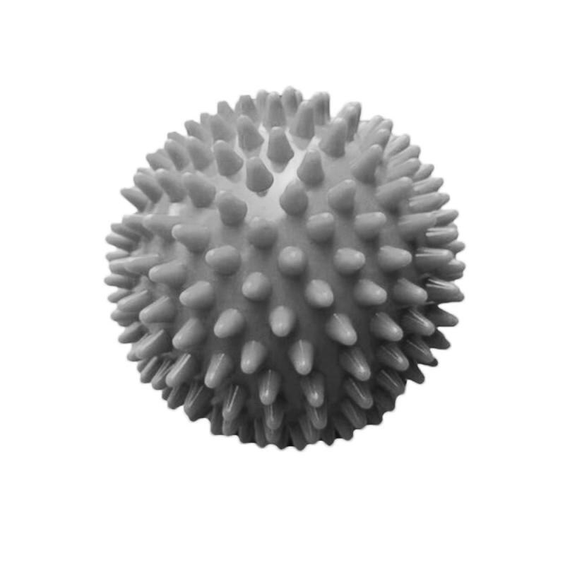 9cm Durable PVC Spiky Massage Ball Trigger Point Sport Fitness Hand Foot Pain Relief Plantar Reliever Hedgehog Balls Free Ship: Gray