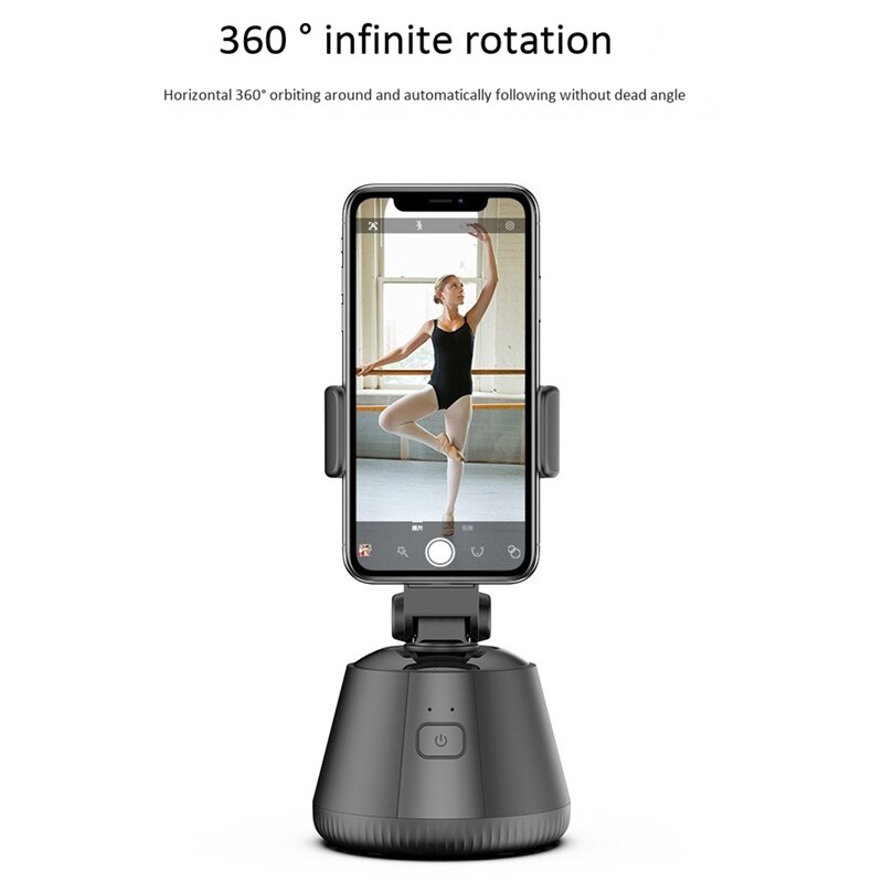 Smart Follower Gimbal 360 ° rotante tracciamento automatico di facce e oggetti, stabilizzatore cardanico del seguace del telefono cellulare