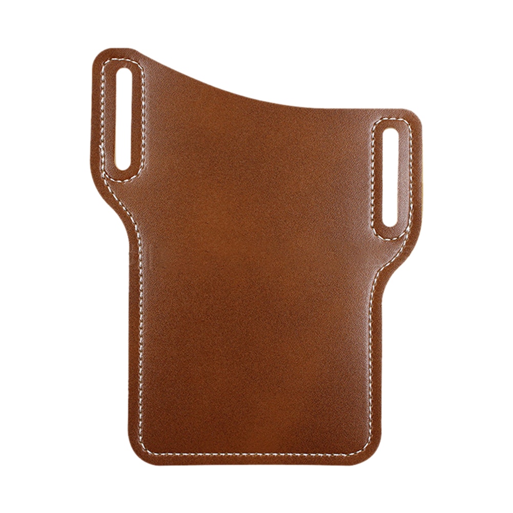 Bolsa de cintura para hombre Accesorios de cuero bolsa teléfono cartera teléfono móvil bucle funda con cubierta cinturón: Amarillo limón