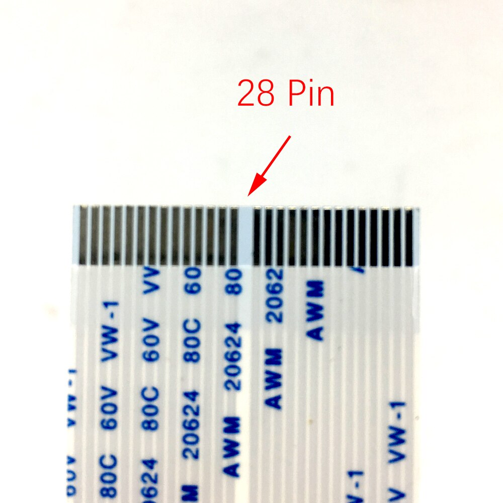 29 pin FFC flex flat data cable for tx800 xp600 mutoh valuejet 1624 1638 VJ1604 VJ1624 VJ1638 printer big dx7 head cable: 40cm  28pin
