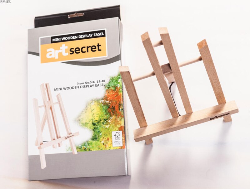 solid beech wood painting easel for watercolor painting