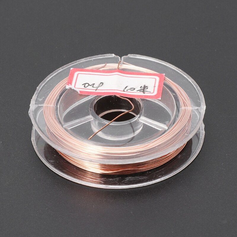 1 Roll 10 Meter Dia.0.2/0.3/0.4/0.5/0.6/0.8Mm T2 Koperdraad Lijn diy Materialen QX2E: 4