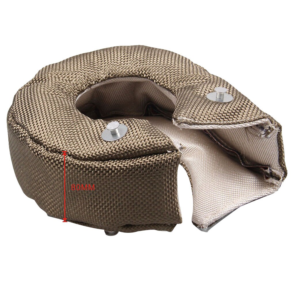 T3 Turbo Charger Car T3 Turbochargers Heat Shield Cover Blanket Wrap Glass Fiber Auto Car Cover Barrier With Fastener Springs