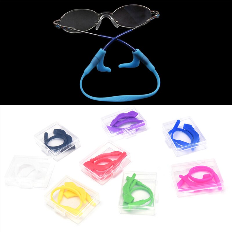 3 uds. Lentes de silicona para gafas, correa de gafas, soporte para niños, soporte para lentes, cuerda