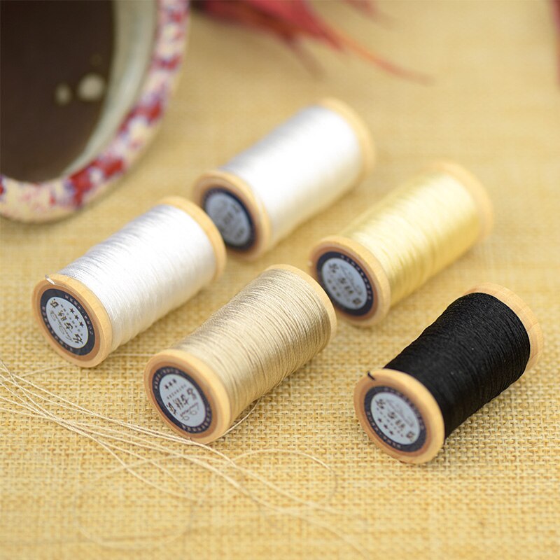 High strength 3 Strands Thread Tassel Line Roll Of 0.3mm Hand-woven Chinese Knot Tassels Line Nylon Braided Wire About 50M
