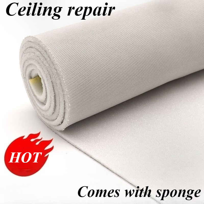 Auto Headliner Dak Headliner Stof met schuimsteun voor autovoering Interieur Materiaal Reparatie Trim Bescherm DIY-stoffen