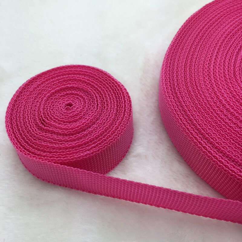 10 Yards/Roll 3/4 &quot;20mm Brede Band Nylon knapzak Strapping Zakken Ambachten: Rose