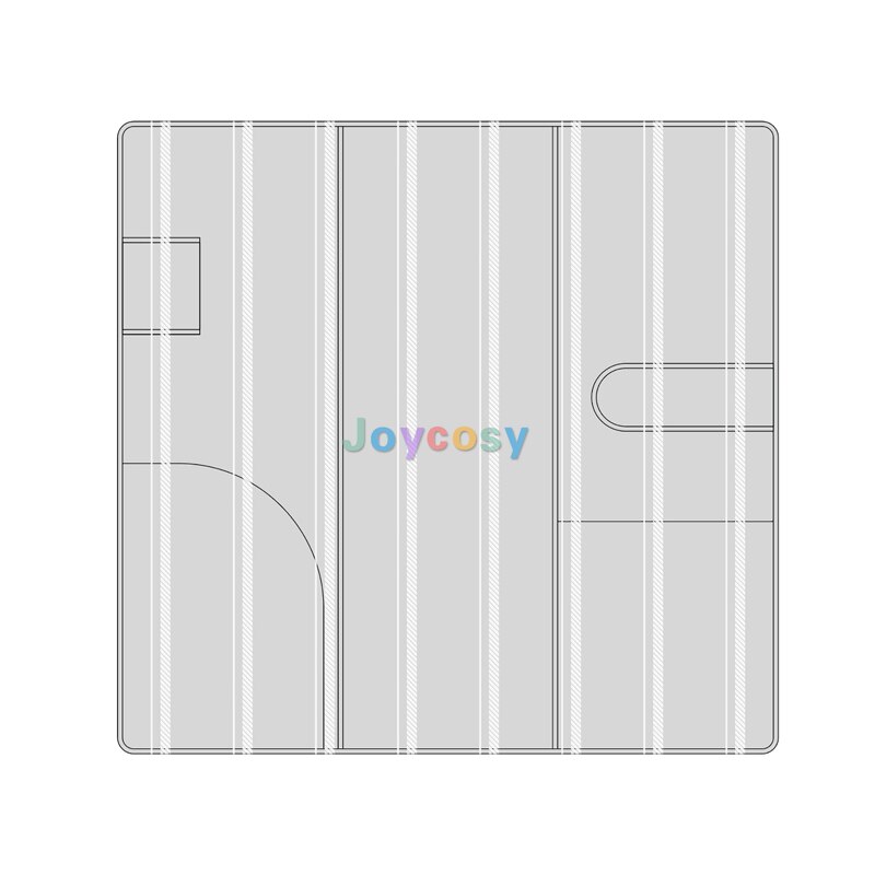 Hobonichi Cover Op Cover "Strepen" Voor A6/A5/Week Size Accessoires Clear Kleur, zachte Pvc Notebook Cover Protector: Weeks