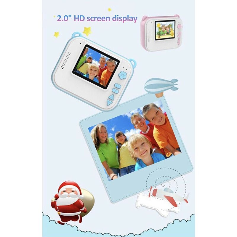 DIY Digitale Instant Print Camera Full Color Prints Kind Camera voor Kinderen Baby