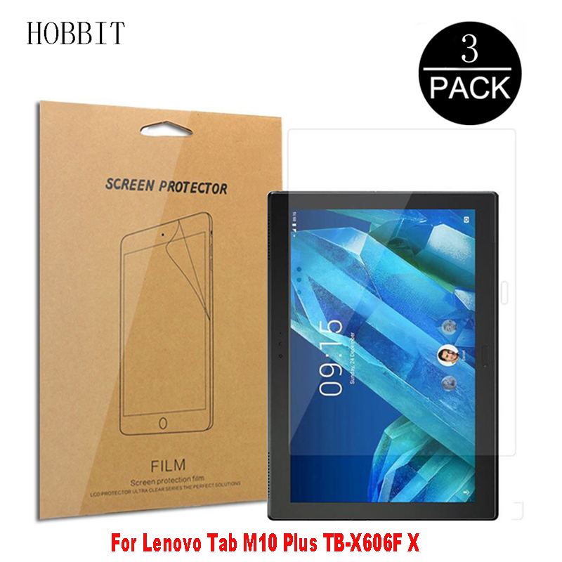 3 pçs protetor de tela para lenovo tab m10 TB-X605F TB-X605L TB-X505F 10.1 polegada tablet claro lcd anti-risco película protetora do animal de estimação: M10 Plus TB-X606F X