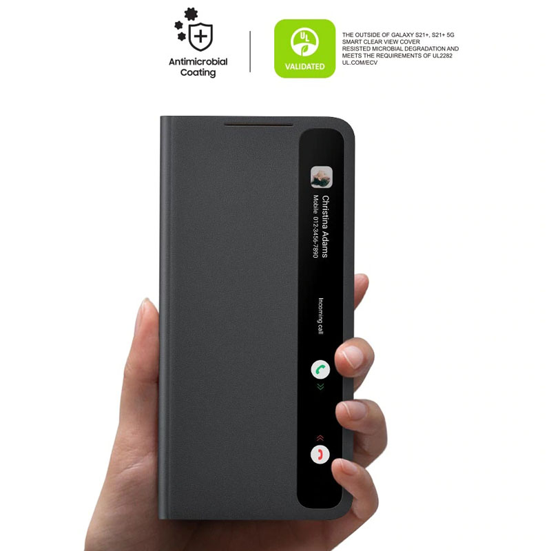 etui z klapką robić Samsung S21 ultra lustro sprytny pogląd galaktyka S21 / S21 plus /5G etui doprowadziło na telefon S-pogląd EF-ZG998