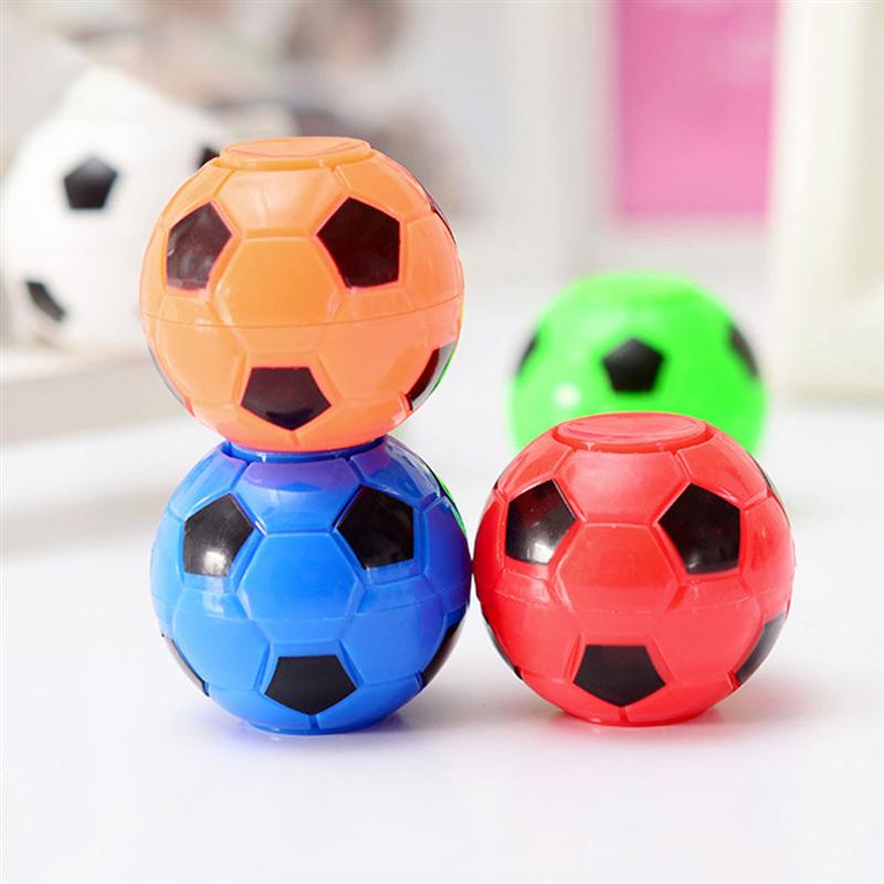 12Pcs Kids Vingertop Spinning Bal Speelgoed Mini Spinning Voetbal Top Speelgoed Fidget Spinners Stress Verlichten Speelgoed Antistress Fidget Speelgoed