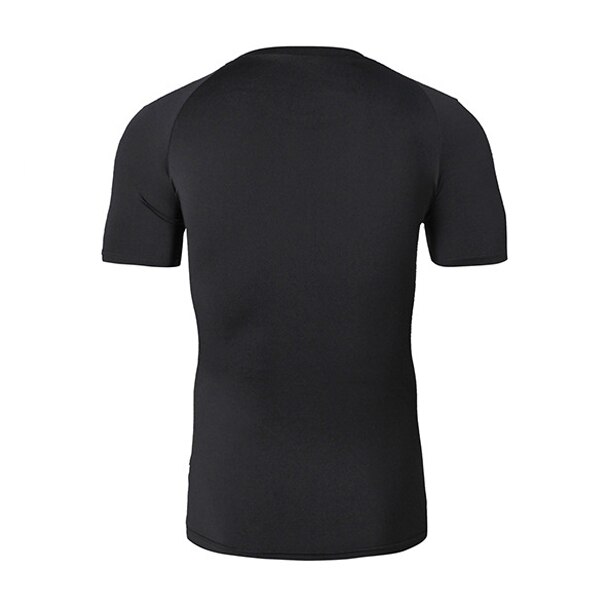 Fitnesströjor för män snabbtorkande tunn t-shirt med kort ärm och andas för basketlöpning