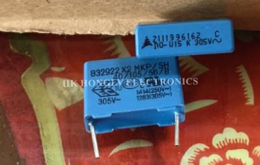 30 PIÈCES B32922 X2 MKP/SH U1 U15 U22 U33 U47 U56 U68 K 305V P = 15mm 10% 0.1UF 0.15UF 0.22UF 0.33 0.47UF 0.56UF 0.68UF CONDENSATEUR de FILM: B32922 U15 K 305V