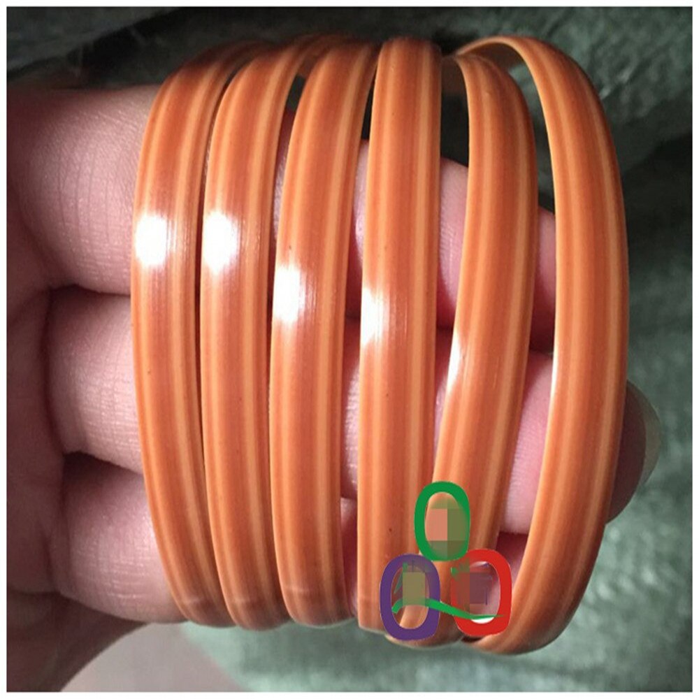 500g 8CM wide imitation flat synthetic rattan weaving raw material plastic rattan for knit and repair chair table