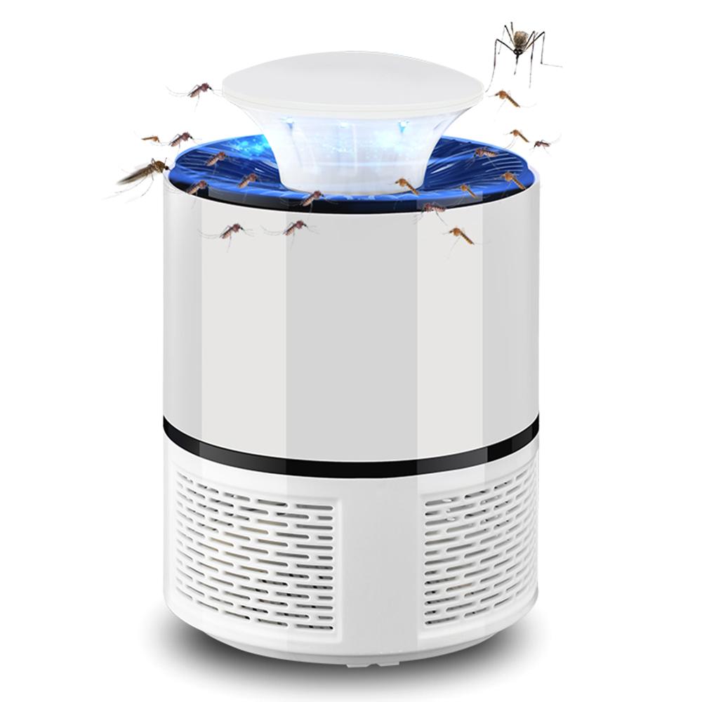 Handhållna hem elektriska fluga mygga swack racket insekt racket insekter mördare hem trädgård skadedjur insekt anti mygga fly fälla lampa: O