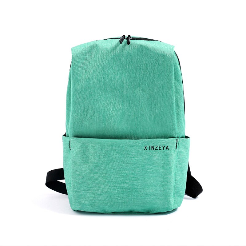 Mini backpack bag original 10/15L outdoor colorful sports chest bags travel backpack large capacity College ins bag neutral: green / 15L