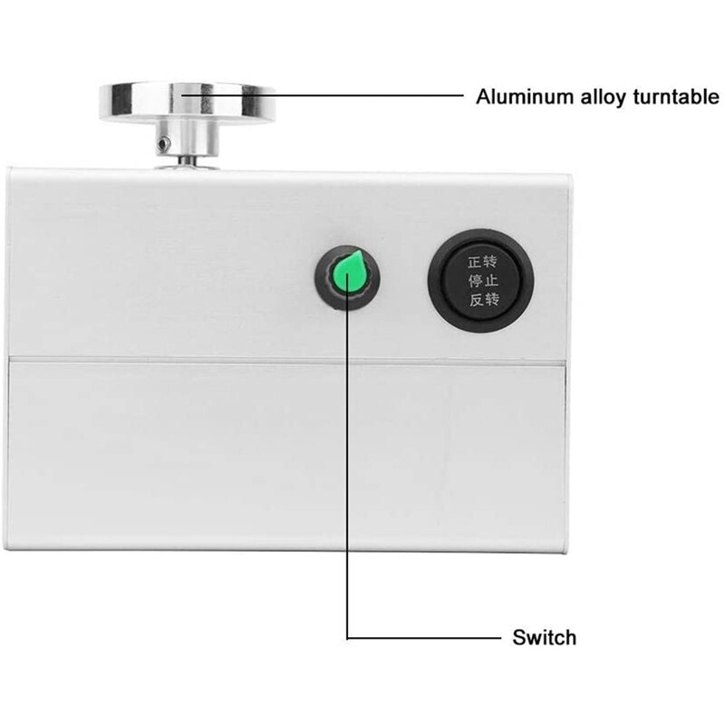 Mini pottenbakkerswiel usb aluminiumlegering keramische afwerkgereedschap voor schoolonderwijs en doe-het-zelf-pottenbakkerswinkel