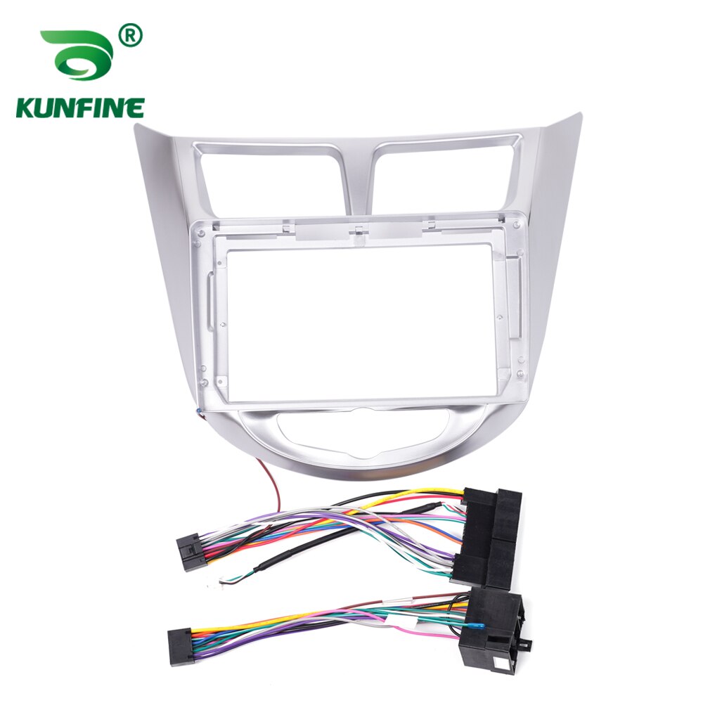 Car GPS Navigation Stereo For Hyundai Verna /Accent Radio Fascias Panel Frame Fit 2Din 9 inch In Dash headunit screen