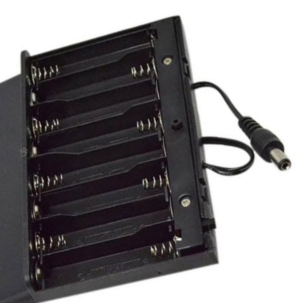 12V Aa Batterij Doos Diy Batterijhouder Batterij Packs Case Power Bank Bedrade Op/Off Schakelaar Met Deksel