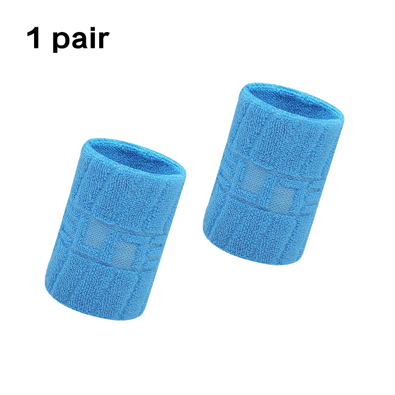 1 paio di braccialetti elastici in cotone supporto per polso da cestino avvolge gli uomini bambini palestra fitness Powerlifting tennis assorbimento del sudore: Arancia