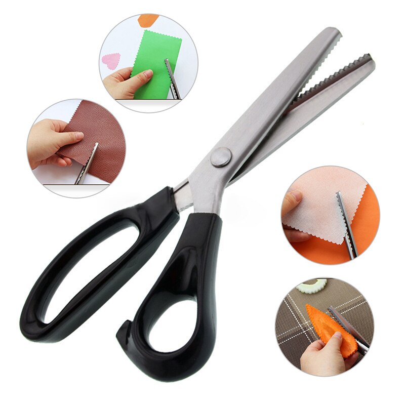 Sewing Dressmaking Tailor Scissors Shear Pinking Scissor Leather Handicraft Upholstery Tool Sewing Accessories Fabric Scissors