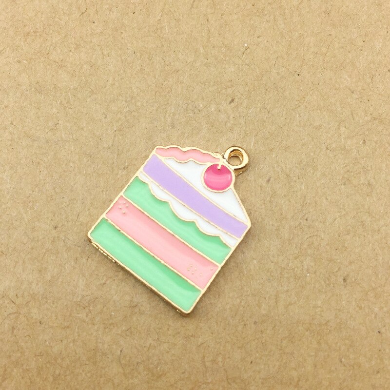 10 Pcs Cake Charm Hart Ananas Horse Charms Voor Sieraden Maken En Crafting Oorbel Charme